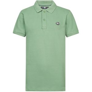 Petrol Industries - Jongens Klassieke Polo - Groen - Maat 8J / 128cm