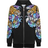 Philipp Plein - Hooded Sweatjacket Tattoo - Veelkleurig - Katoen - Met Ritssluiting