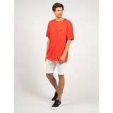 Guess - Framelon - T-Shirt - Rood - Katoen