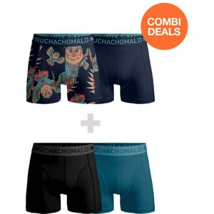 Muchachomalo Heren Boxershorts - 2+2 Pack - Mannen Onderbroeken