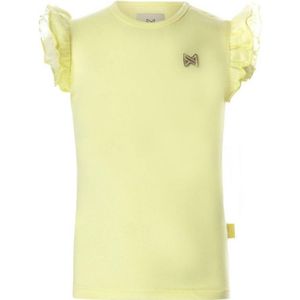 Koko Noko T-shirt Met Ruches Geel - Maat 1J / 92cm