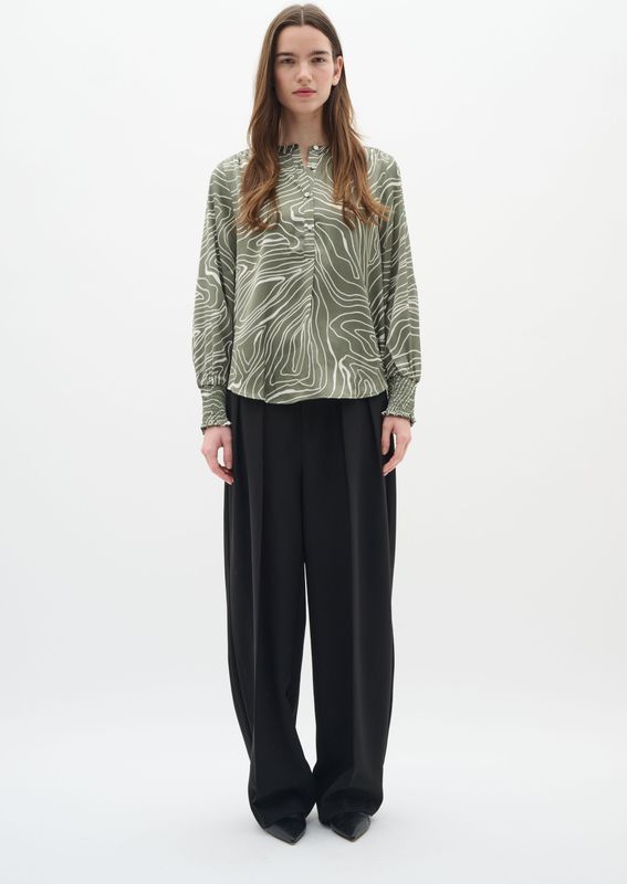 InWear - IzabellaIW - Blouse - Kaki / Wit