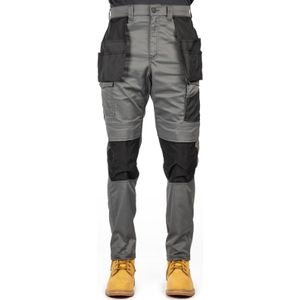 Caterpillar Essentiële Kniezak Stretch Holster Polyester Heren Grijze Buitenspijkerbroek