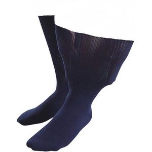 IOMI - Extra brede zachte katoenen oedeemsokken - Marine