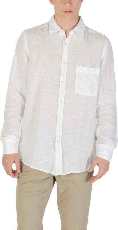 Linnen Overhemd Casual Met Knopen