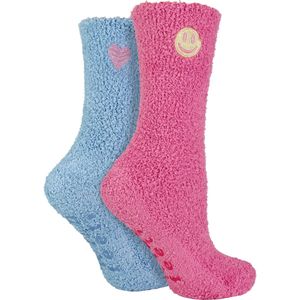 2-pack Dames Gezellige Lounge Sokken voor Slaap