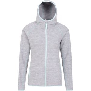 Mountain Warehouse Dames/Dames Lleyn II Melange Full Zip Hoodie (Grijs) - Maat 38