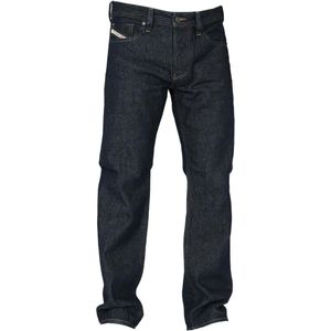 Diesel - Larkee-X - Donkerblauwe Jeans - Rechte Pijpen - 100% Katoen