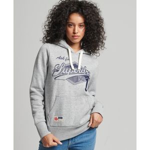 Superdry Vintage College Hoodie Met Geschreven Opdruk - Dames - Maat 36