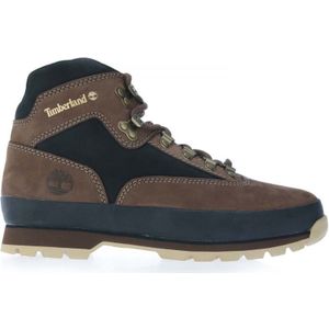 Men's Timberland Euro Hiker Leather Boots in Dark Brown