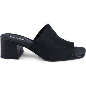 Blokhak Mules Vierkante Neus