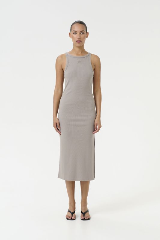 Gestuz - Drew - Jurk - Grijs - Maxi - Mouwloos