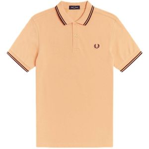 Polo Fredperry Fp Twin Getipt Fred Perry Overhemd M34light Coral