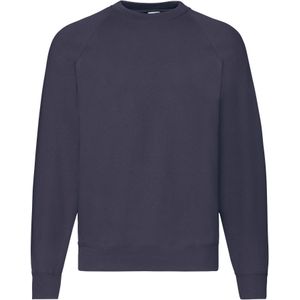 Fruit of the Loom Heren Klassiek Raglan Sweatshirt (Deep Navy)