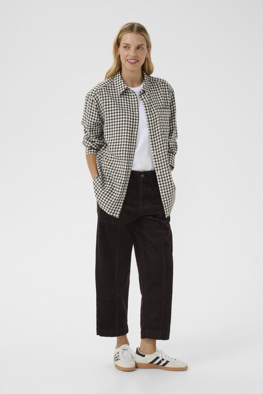 Shirt met lange mouwen SameaPW Relaxed fit dark blue