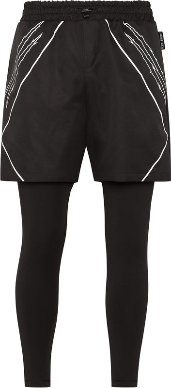 Plein Sport - Sport Leggings Tiger - Zwart - Heren - Katoen