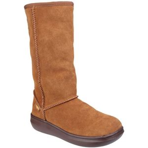 Rocket Dog Dames/Dames Sugardaddy Suede Pull-On Laarzen (Kastanje)