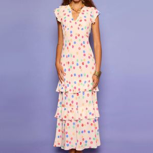 Dames Rixo Meena Maxi Dress in Multicolour