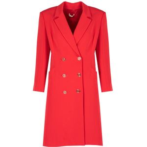 Jurkje - V-hals - Kraag - Lange Mouwen - Minilengte - Zwart