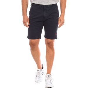 Bermuda met recht afgesneden zoom 67921 heren