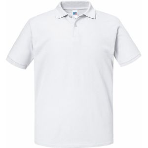 Russell Heren Authentic Eco Piqué Poloshirt (Wit)
