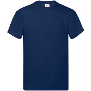 Fruit Of The Loom - Originele T-shirt - Marine - Korte Mouwen