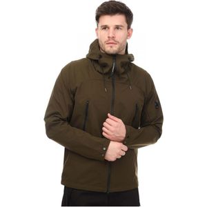 Men's C.P. Company Pro-Tek Hooded Jacket In Khaki - Maat 2XL