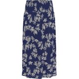 Rok Casual fit Blue / White Leaf Print blue white
