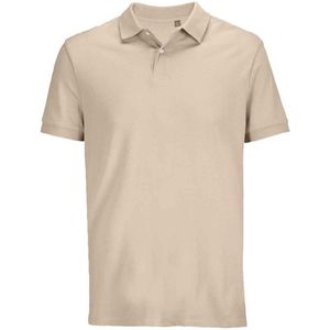 SOLS Unisex Adult Pacific Piqué Tweelingnaaldssteek Poloshirt (Linnengoed)