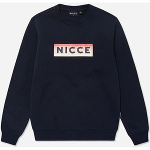 Nicce - Lange Mouw Crew Hals Pullover - Navy Blauw - Heren Truien