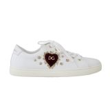 Dolce & Gabbana - Sneakers - Wit - Lace-Up Style Wo