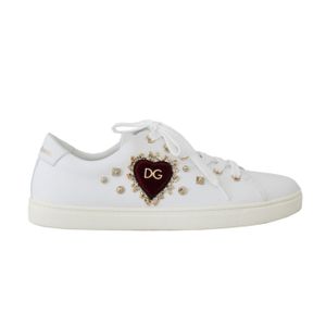 Dolce & Gabbana - Sneakers - Wit - Lace-Up Style Wo