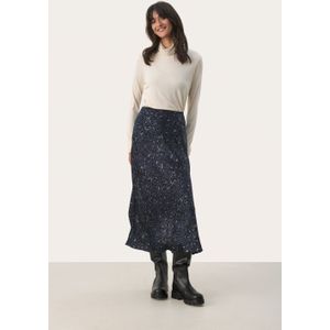 Rok Slim fit Dark Navy Leopard Print dark blue