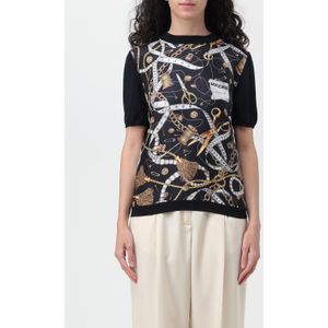 Moschino, Dames, Truien, Veelkleurig, Maat: XS Zijde,
