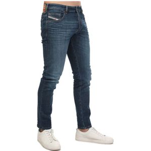 Men's Diesel D-Yennox Tapered Jeans In Blue - Maat 30 Kort