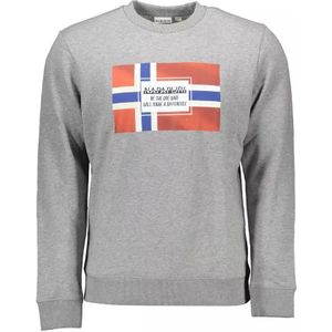 Napapijri - Sweatshirt - Grijs - Katoen - Lange Mouwen
