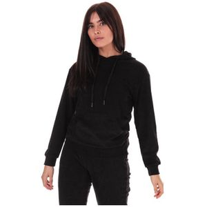 Brave Soul Corduroy Hoodie Voor Dames In Zwart - Maat 40