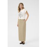 Rok - Taupe - Classic Fit - Lange Lengte