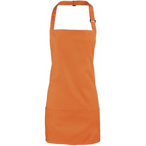 Premier Kleuren 2-in-1 schort / werkkleding (Pack of 2) (Oranje)