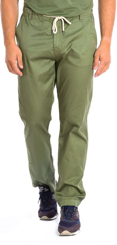 La Martina - TMT007-TW307 - Lange Broek - Olijfgroen - Rechte Snit