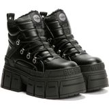 Buffalo Gospher Hike Mid Pad Dames Zwarte Laarzen