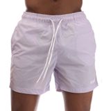 Heren Hugo Haiti Zwemshort met Contrastlogo in Paars