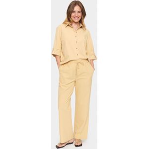 Casual Broek - Croissant Yellow - Regular Fit