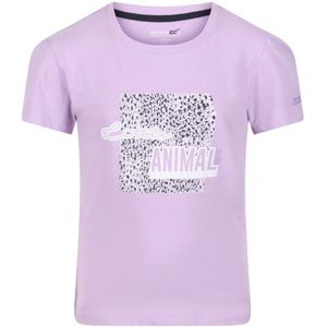 Regatta Kinderen/Kinderen Bosley V Grafisch Print T-Shirt (Pastel Lila)