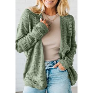 Open Gehaakt Casual Cardigan