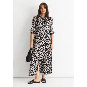 Maxi jurk met dierenprint