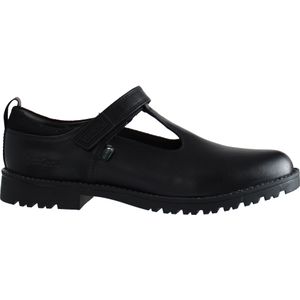 Kickers - Kick Laag - Dames Schoenen - Zwart - Glad Leer