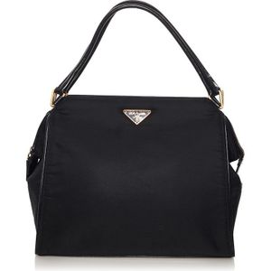 Vintage Prada Tessuto Handbag Black