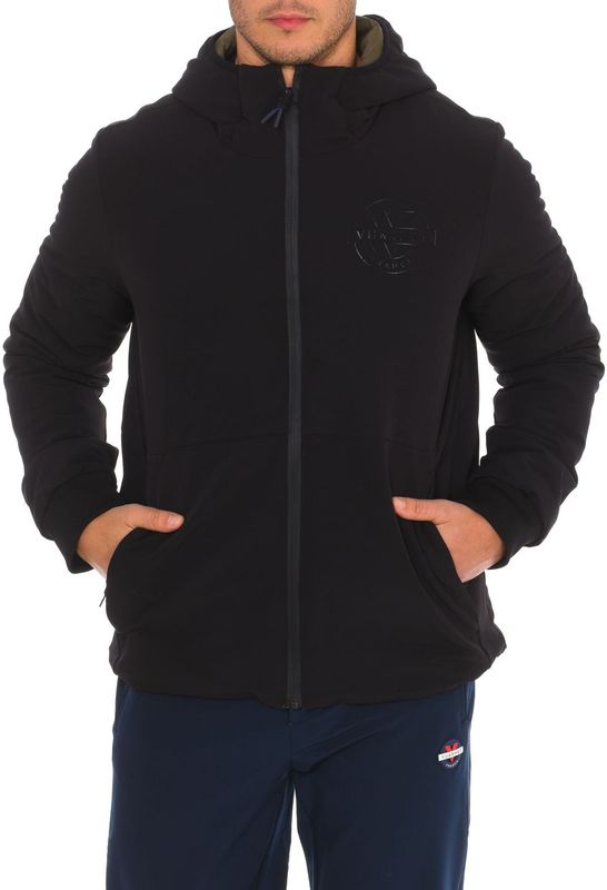 Vuarnet - Reversible Jacket - Hoodie - Zwart - Polyester