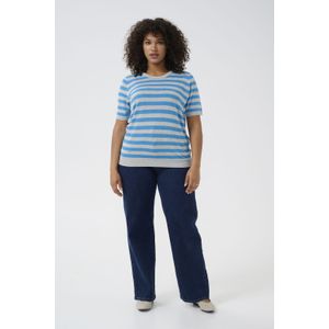 Pullover - Regular Fit - Blauw Grijs Multi